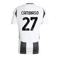 Maglie da calcio Juventus Andrea Cambiaso #27 Prima Maglia 2024-25 Manica Corta